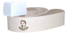 1" X 42" Leather Honing  Polishing Belt Buffing Compound Incl