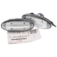 SEITEN BLINKER Blinkleuchten LED Weiss für Nissan Qashqai I J10 06-13