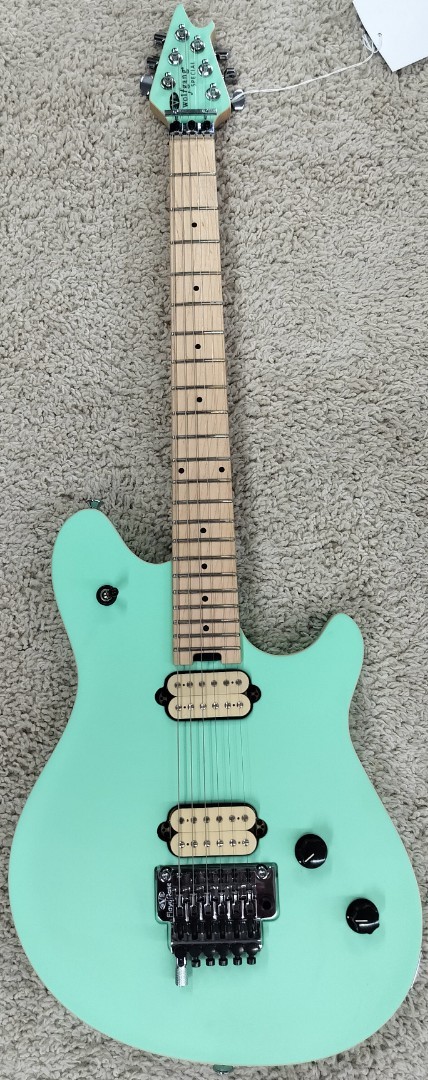 Специальная электрогитара EVH Wolfgang, гриф из клена, Сатиновый цвет для серфинга