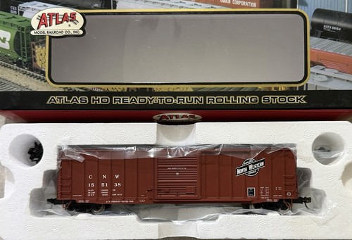 Coche de caja Atlas escala HO 50’ diseño de precisión. Chicago North Western #155138. | Condition: New