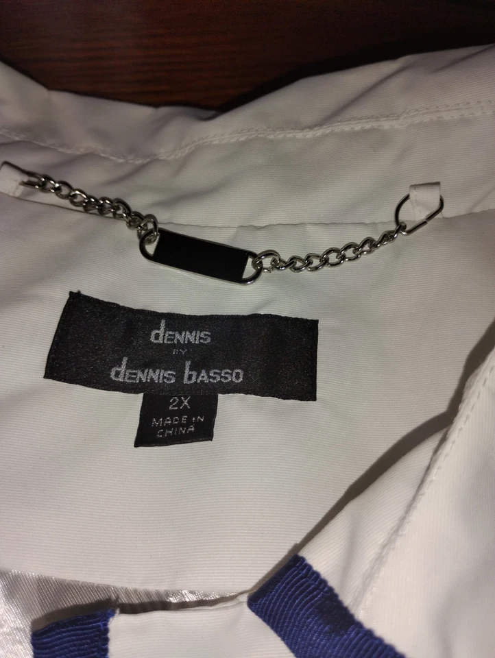 Chaqueta ligera de otoño Dennis By Dennis Basso para mujer 2X nueva Foto 4 de 4