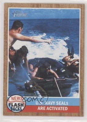 2011 Topps Heritage News Flashbacks US Navy seals are activated #NF-5 b3e