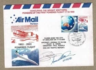 Australia 2003 BERGEN Aeropex Powered FLOWN Flight Centenary Cover signed FFC