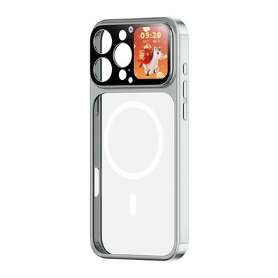 Silicone Smart Case for iPhone 16 Pro Max with Projection and Style Options