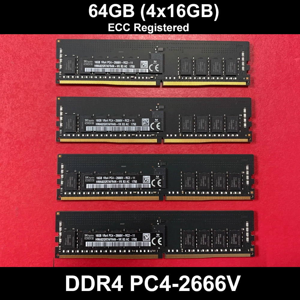 SK DDR4 ECC Reg 64GB(32Gx2) 2枚組 サーバー用 Amazon.com: A-Tech