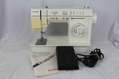 Vintage Singer Model 5705C Sewing Machine w/ Foot Pedal + Manual Parts Only