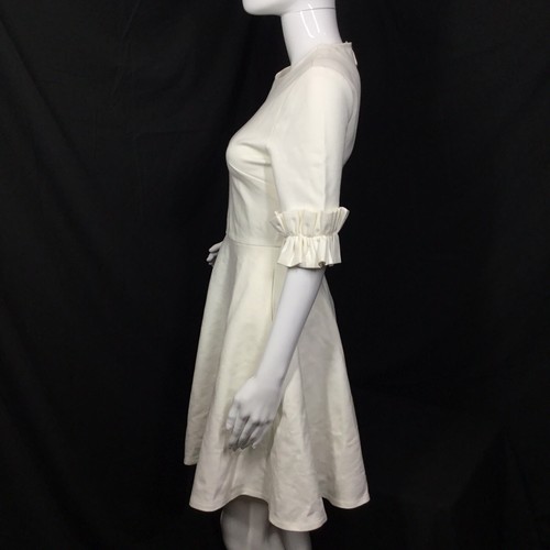 Ted Baker London Ritzi Ruffle Sleeve Skater Dress Size 1 (H3) - Picture 3 of 9