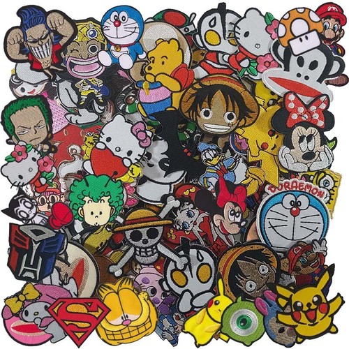 Vente en gros lot dessin animé mignon anime super-héros fer à coudre sur patch brodé - Photo 1 sur 12