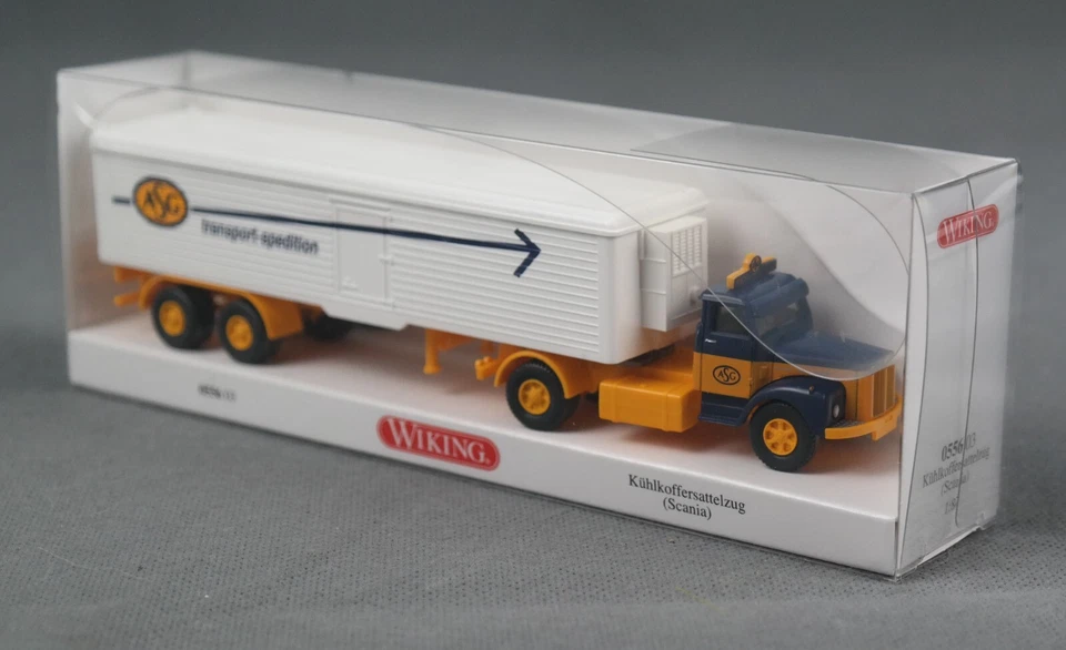 WIKING 055603/0556 03 H0,1:87 Kühlkoffersattelzug (Scania) "ASG" NEUHEIT 2025 - Bild 3 von 4