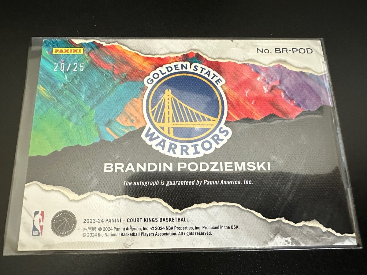 【RC】BRANDIN PODZIEMSKI auto 20シリ Rc Brandin Podziemski Autographed Card | eBay