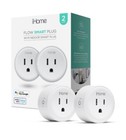 iHome Smart Plug Works with Alexa and Google Home, App Control, 10 Amps - 2 Pack