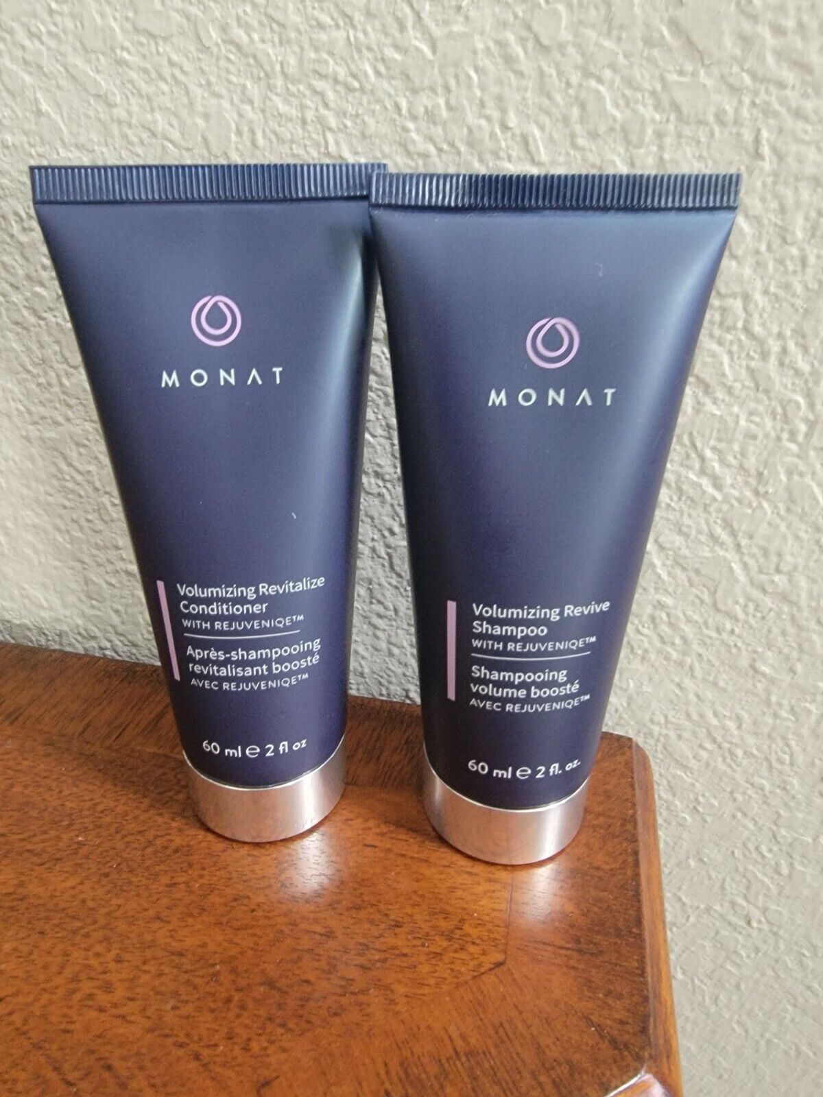 MONAT Volumizing Revive Shampoo & Revitalize Conditioner 2oz Travel Set