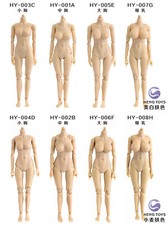 HENG TOYS 1/12 Flexible Half-seamless Female Body Pale/Suntan Figure Model Toys