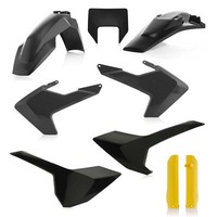 Acerbis Set Motorradverkleidungen Plastics Schwarz/Gelb Husqvarna Fe 250 2017