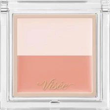 Kose VISEE Eye Color Duo Trick Concealer 04 Pink Beige Glossy Multicolor JPN