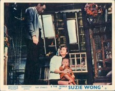 THE WORLD OF SUZIE WONG ORIGINAL LOBBY CARD WILLIAM HOLDEN NANCY KWAN