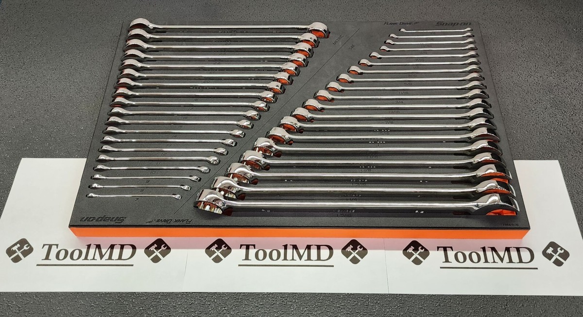 Snap-on Tools ORANGE 38-Piece Master Flank Drive Plus Wrench Set