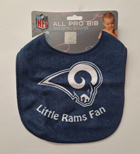 LosAngeles Rams NFL Little Fan Baby Feeding Bib Infant Toddler Newborn Shower