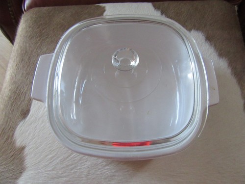 CL/2 QUART CORNING WARE CASSEROLE DISH/A-2-B/LID/61-B/BLUE CORNFLOWER/#1 - Picture 2 of 10