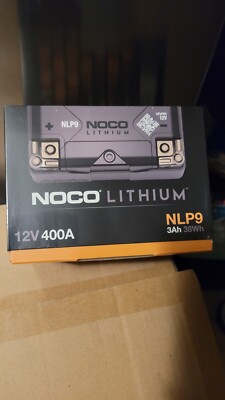 SEALED Noco NLP9 Lithium Power Sport Battery 12V 400A 3Ah 38Wh FAST Ship! NEW!