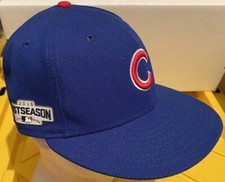 2016 Play-Offs Chicago Cubs GAME USED WORN Cap John Mallee #11 Hitting Coach Hat