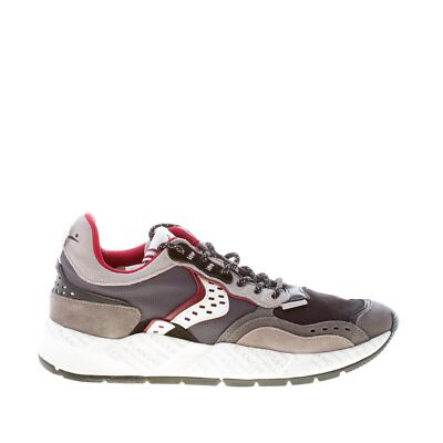 VOILE BLANCHE men shoes Club18 sneaker anthrazit und schwarz suede and fabric