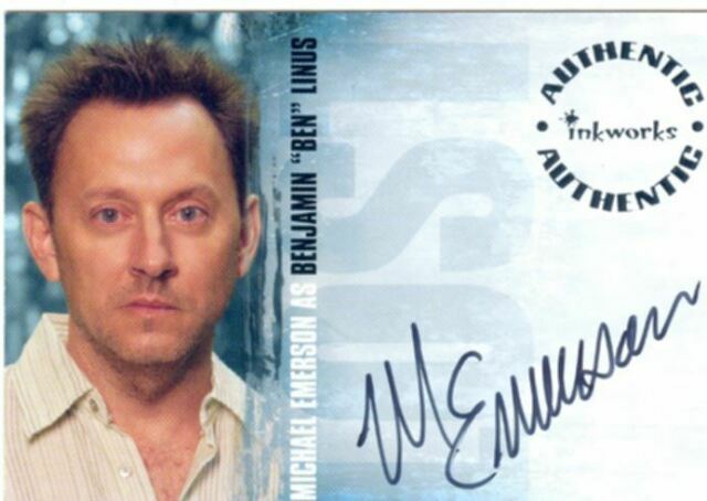 Lost Season 3 Autograph Card A 25 Michael Emerson As Benjamin Linus For Sale Online Ebay