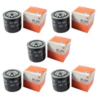 5X Mahle / Knecht OC 383 ÖLfilter Oil Filter