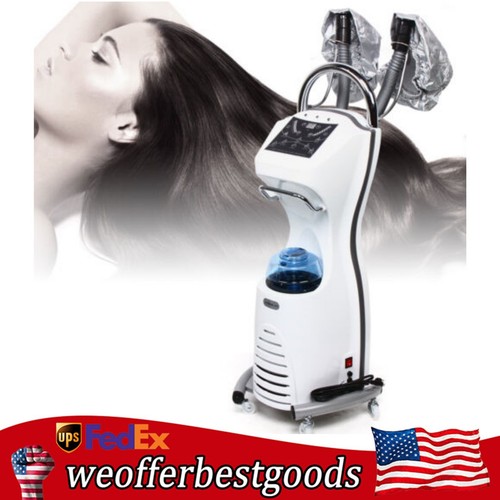 Stand Hair Steamer Hair Dryer Rolling Ozone Oil Treatment Machine Salon SPA Use