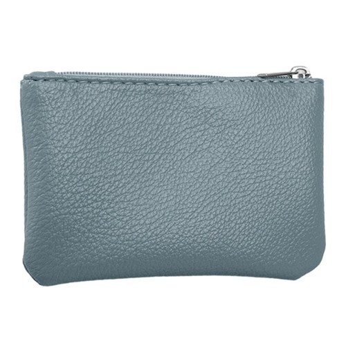 Compact Coin Purse Bag for Cards Coins and Keys PU Leather Zipper Organizer - Picture 11 of 12