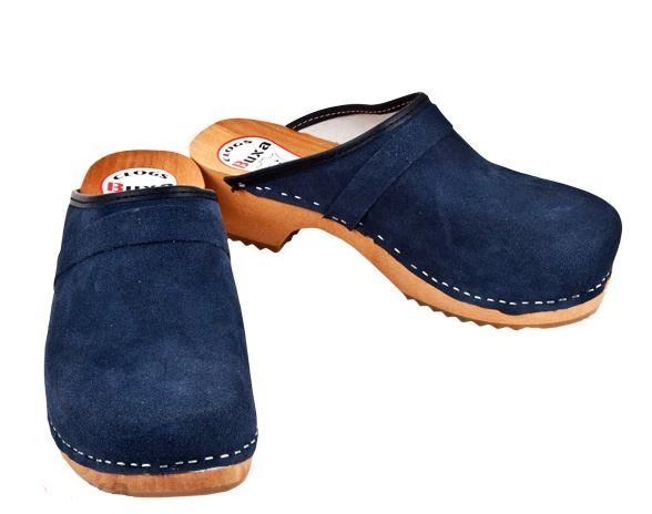 Blue swedish clogs sale