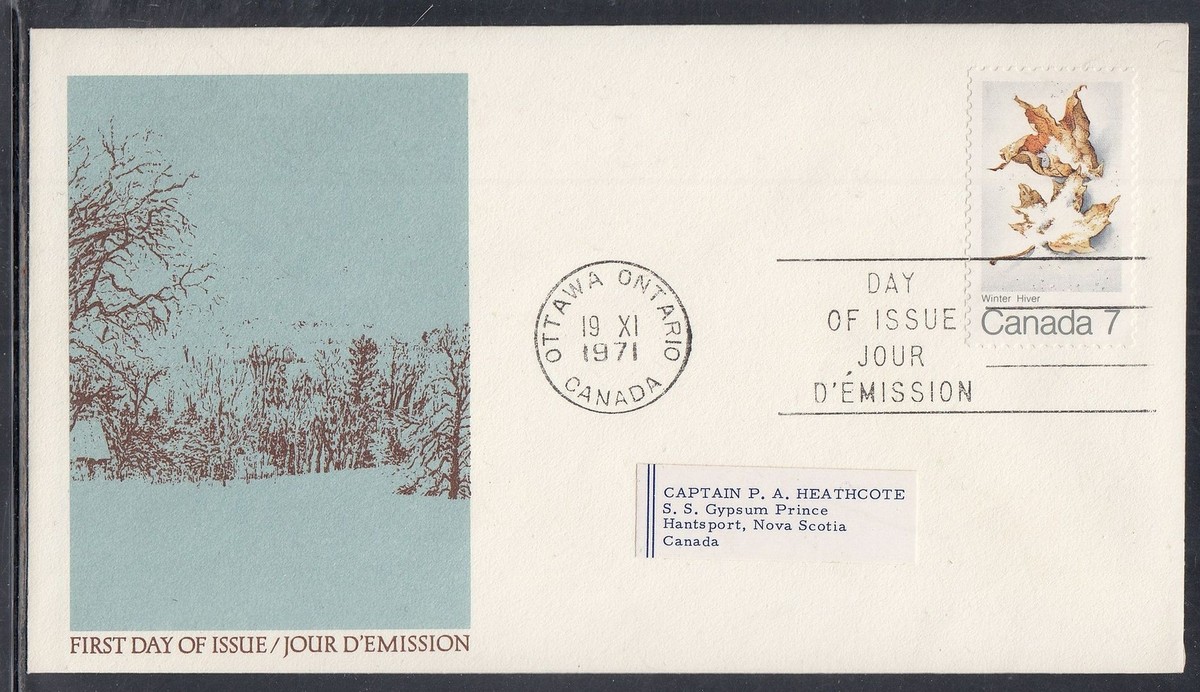 Canada Scott 538 FDC - Maple Leaves, Winter | eBay