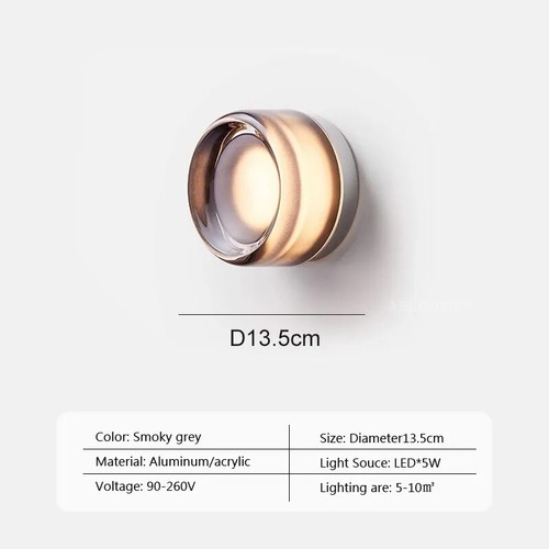 Modern LED Wall Lamp Wall Sconce Bedside Room Decor Light Hotel Lighting Fixture - Picture 12 of 29