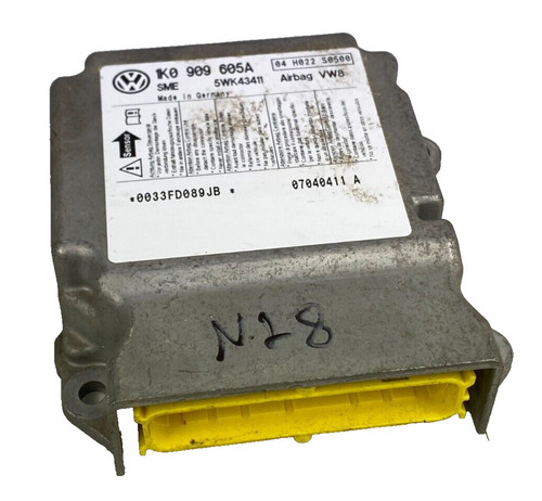 Volkswagen Golf Mk5 SRS Steuergerät Einheit 1K0909605A, Original Ersatzteil
