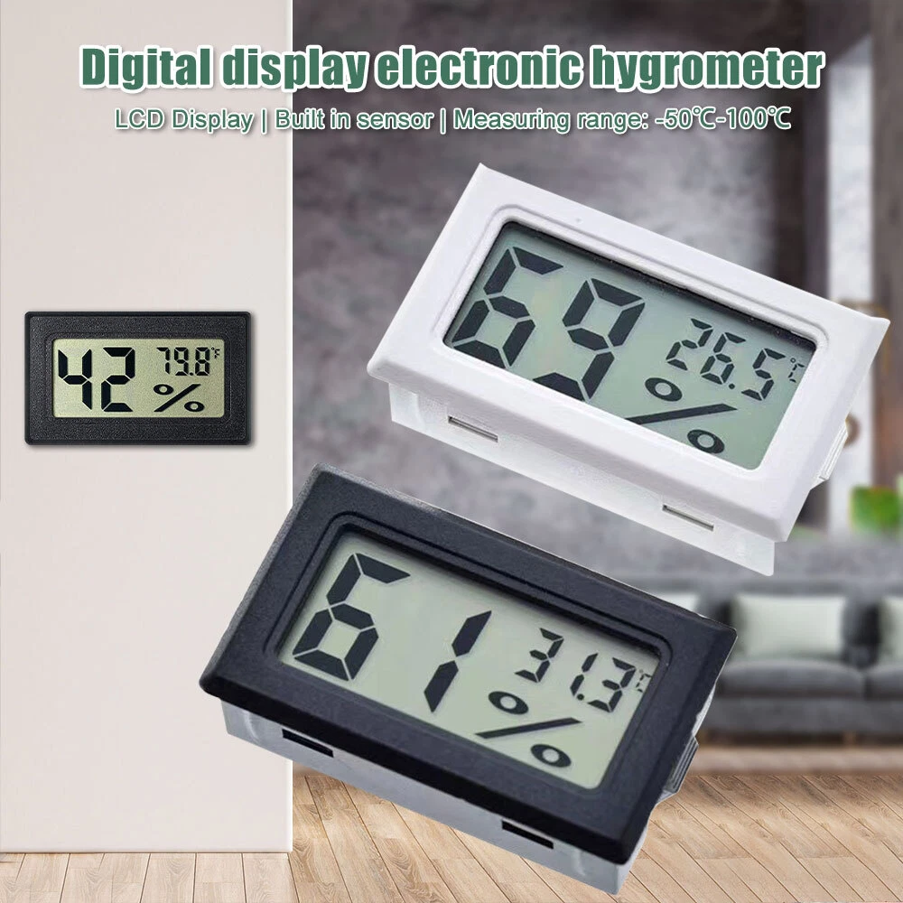 LCD Electronic Digital Temperature Humidity Meter Thermometer