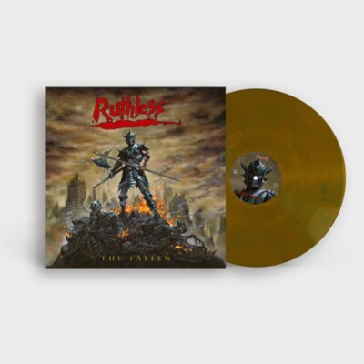 RUTHLESS - THE FALLEN(ORANGE/BLUE MARBLED) 180GR  VINYL LP NEU
