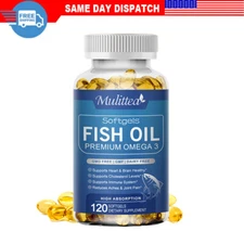 120capsules omega 3 fish oil capsules 3x strength epa & dha, highest potency