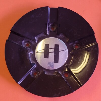 Helo Wheels Gloss Black Center Cap # HE846L158