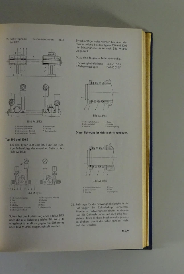 Manuale Di Officina Mercedes-Benz W186 300 Adenauer 300 A-C / W188 300 S, 300 SC - Immagine 2 di 4