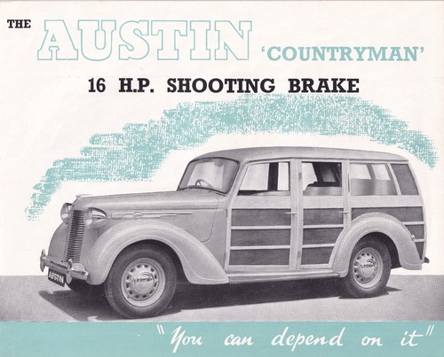 THE AUSTIN "COUNTRYMAN" 16H.P. SHOOTING BRAKE BROCHURE, PUBLICATION No. 346/A.