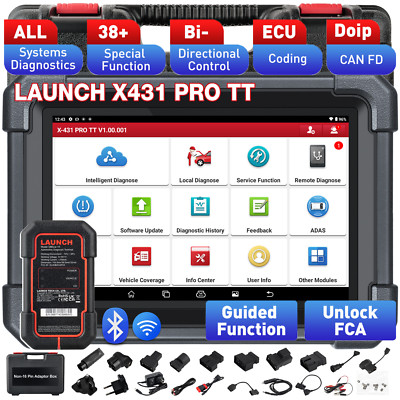 LAUNCH X431 PRO TT KFZ OBD2 Diagnosegerät Scanner PRO 5 Online Coding CANFD DoIP