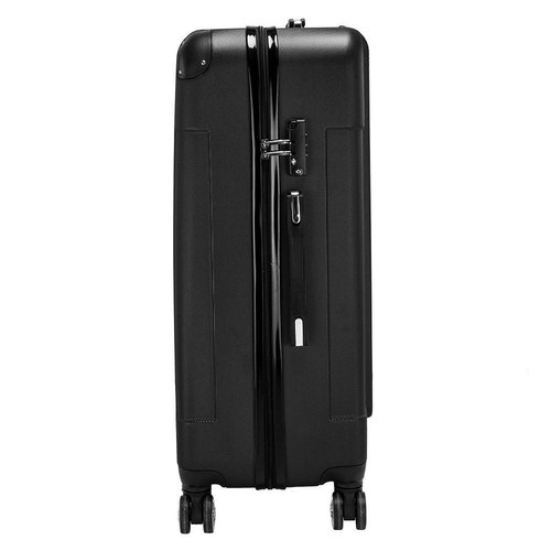 3Pcs Luggage Set ABS Trolley Spinner 20"/24"/28" Suitcase Hard Shell Black - Picture 6 of 9