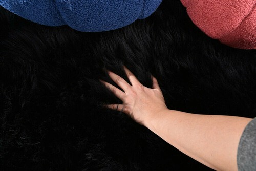 Latepis Faux Fur Sheepskin Area Rugs Soft Shaggy Carpet for Living Room Bedroom - Picture 167 of 219