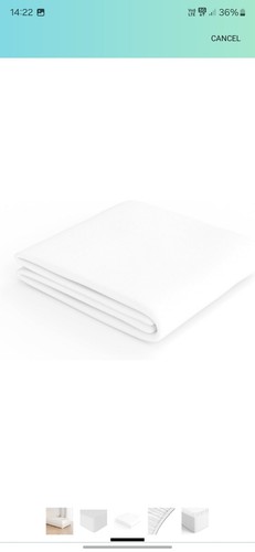 AmazonBasics Soft Microfibre SingleFitted Sheet, Deep Pocket12 inch(30 cm),White - Picture 3 of 5