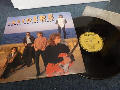 THE INSIDERS - GHOST ON THE BEACH , EPIC 1987 , VG+/EX ,LP