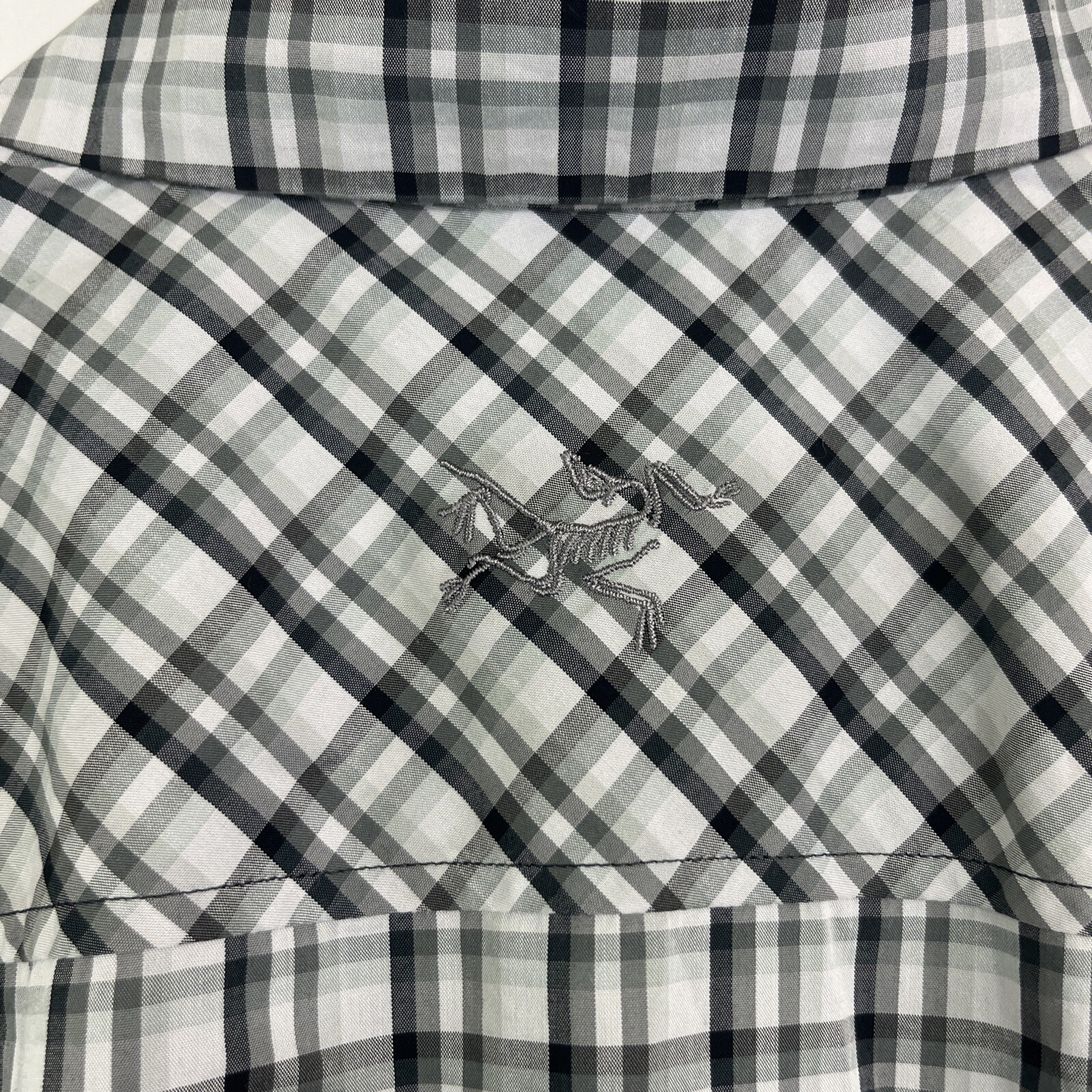 Camicia da uomo Arc'teryx Kaslo manica corta a scatto grigia taglia small