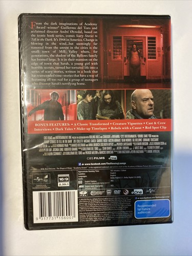 SCARY STORIES To Tell In The Dark DVD (Region 4) **BRAND NEW & SEALED** - Picture 2 of 2