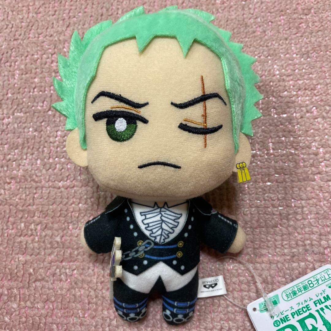 One Piece Tomonui Plush Doll Roronoa Zoro FILM RED 15cm Namco Limited