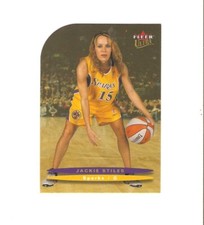 jackie stiles 2003 ultra wnba gold,missouri state coach,la sparks, card# 43