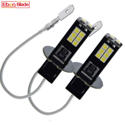 2Pcs LED Bulb H3 48V 48 Volt Forklift Beacon Headlight Lamp Light Trolley Lifter